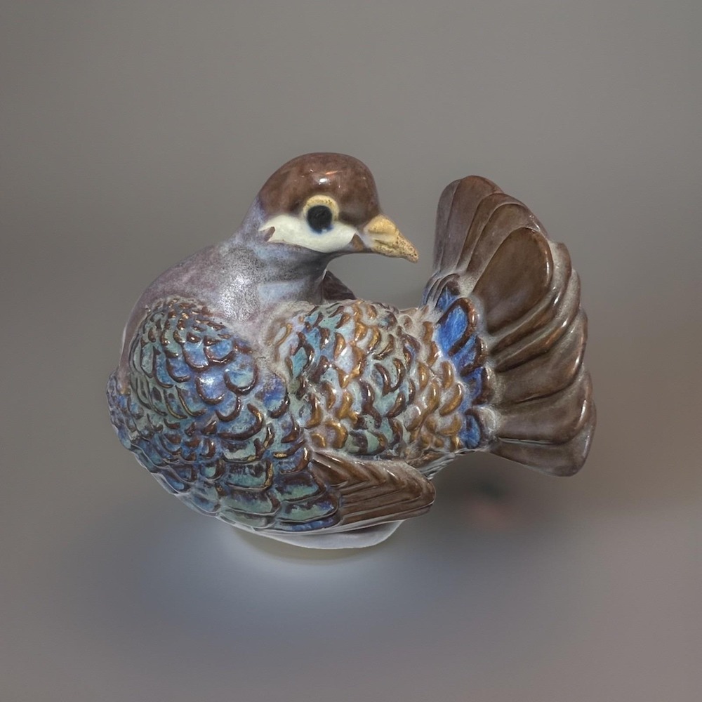 Aluminia Figurine 2952-476 Pigeon Design Jeanne Grut Royal Copenhagen (1)